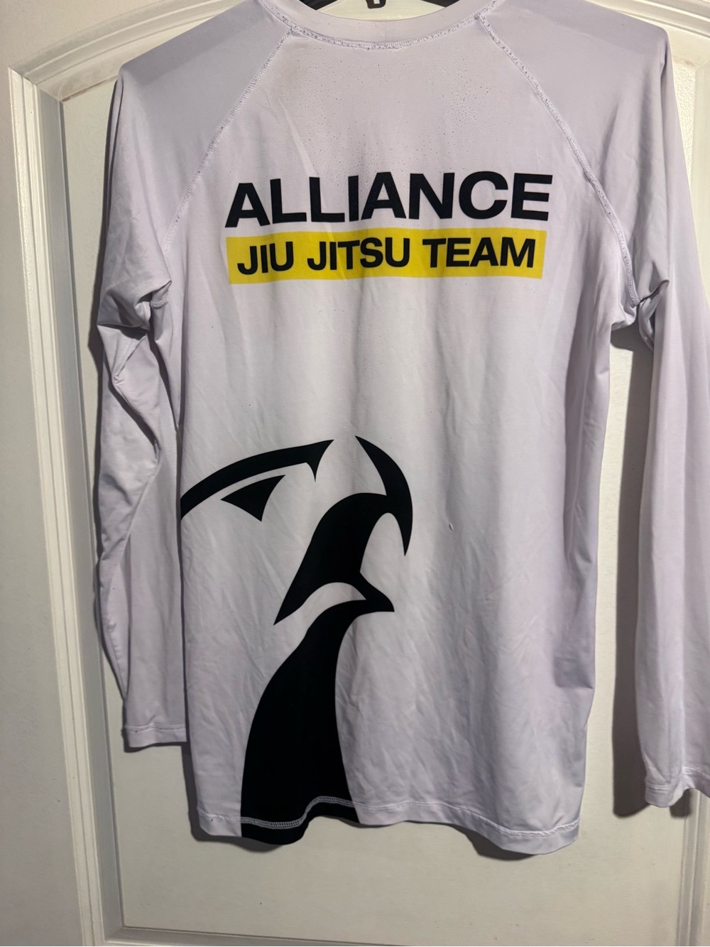 Long Sleeve Rash Guard - White - Picture 2 of 3